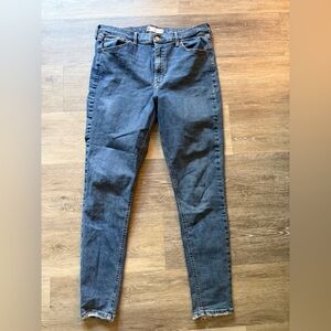 TOPSHOP High-Rise Skinny Jeans